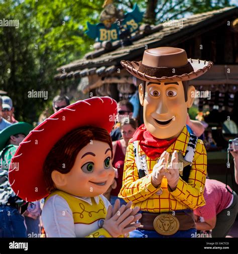 Toy Story Characters Woody And Jessie The Cow Girl At Walt Disney World