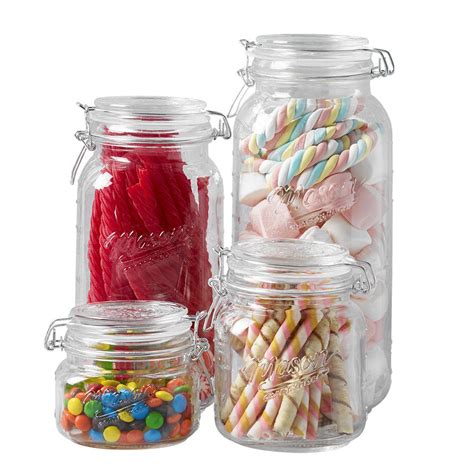Check spelling or type a new query. MASON GLASS JAR SET Kitchen Canister Preserving Food ...