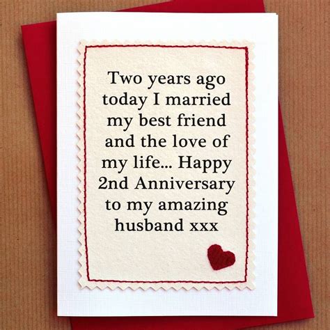Anniversary gifts handmade anniversary anniversary card ideas. Handmade Second Anniversary Card | Anniversary cards ...