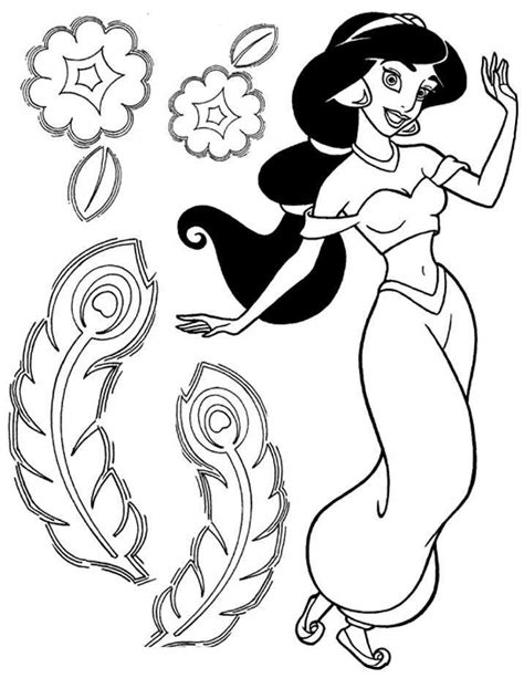 Disney Princess Jasmine Coloring Pages Coloring Home