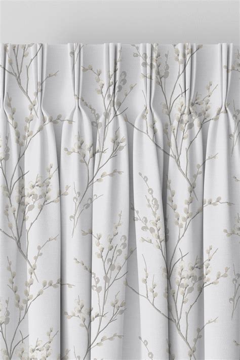 Buy Laura Ashley Dove Grey Pussy Willow Made To Measure Curtains From The Next Uk Online Shop