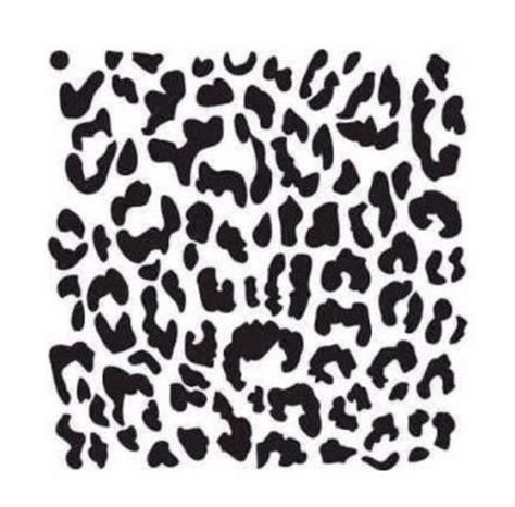 Large Leopard Animal Print Stencil Print Patterns Stencil Painting