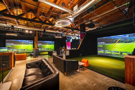 Indoor Golf Concept Five Iron Golf Leases Space By Fox Theatre What