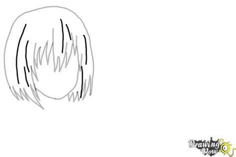 How To Draw Anime Girl Hair Drawingnow