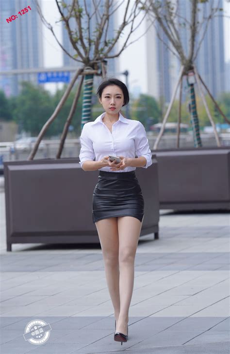 Tight Skirt Beautiful Asian Women Girl Fashion Dancer Photography