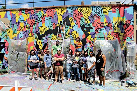 Local Arts Organizations And Youth Team Up To Paint Community Mural