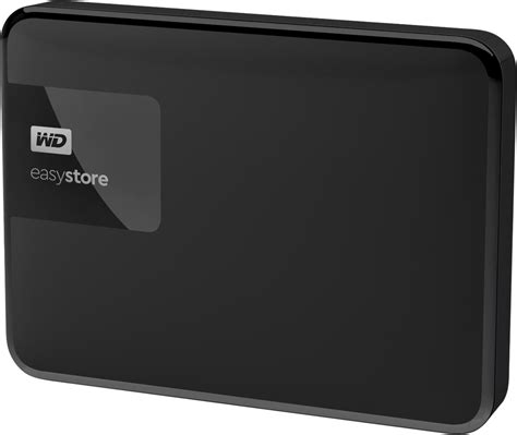 Best Buy Wd Easystore Tb External Usb Portable Hard Drive Black Wdbkuz Bbk Wesn