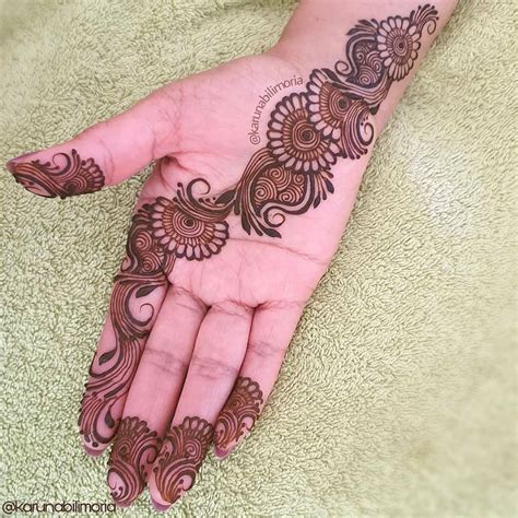 Simple Arabic Style Latest Mehndi Designs 2020 Images For