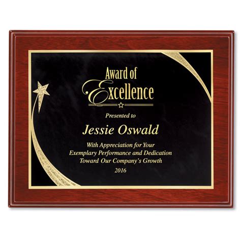 Achievement premier award plaque if you are looking for a great way to recognize someone special, our achievement premier award. Victory Star Award Plaque for Employee Recognition