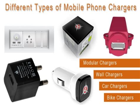 Different Types Of Mobile Phone Chargers