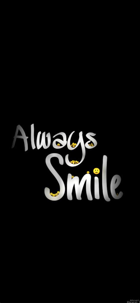 Always Smile Wallpaper - 1080x2340