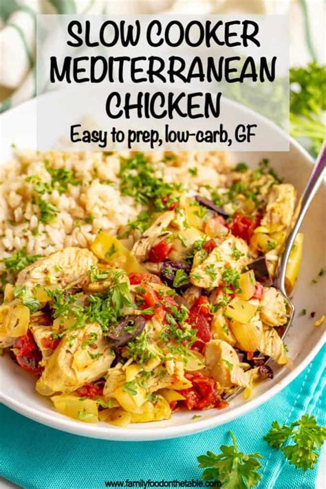 Top with seasonings and ranch dressing mix. Crock pot Mediterranean chicken (+ video) | Recipe ...