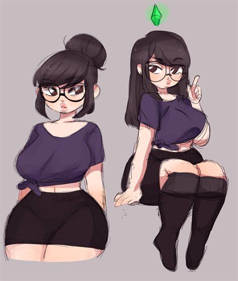 Delilah By Pastelbits Curvy Art Cute Art Styles Concept Art Characters