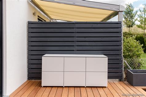Four drawers below that provide additional storage. Terrassenschank / Sideboard @win XL 180 in 85586 Poing ...