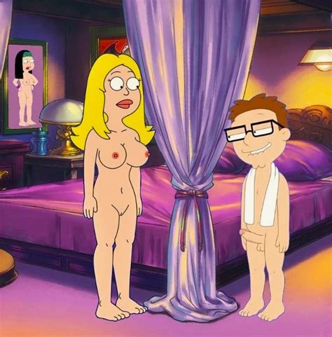 Busty Hentai American Dad Big Breasts Erect Nipples Erect Penis Francine Smith Glasses