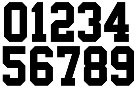 Felt 1980's 90's Football Nameset Customize Soccer Numbers Heat Print
