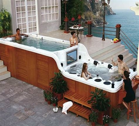 Amazing My Dream Home Hot Tub Swim Spa