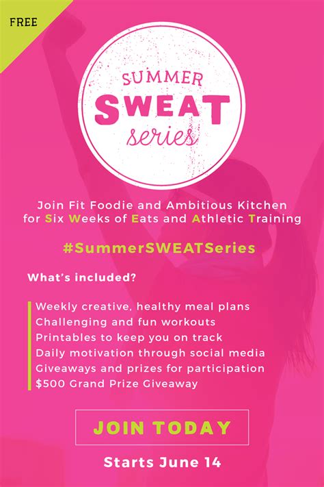 2015 Summer Sweat Series Fit Foodie Finds