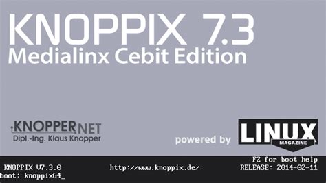 Getting Started With Knoppix 73 Linux Magazine