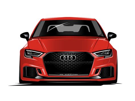 1 Shoot Vector Graphics Audi Quattro By Vx Grafis On Dribbble