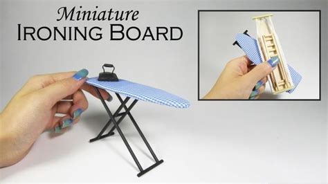 A malaysia brand made for malaysians. tutorial: miniature ironing board | Doll house crafts ...