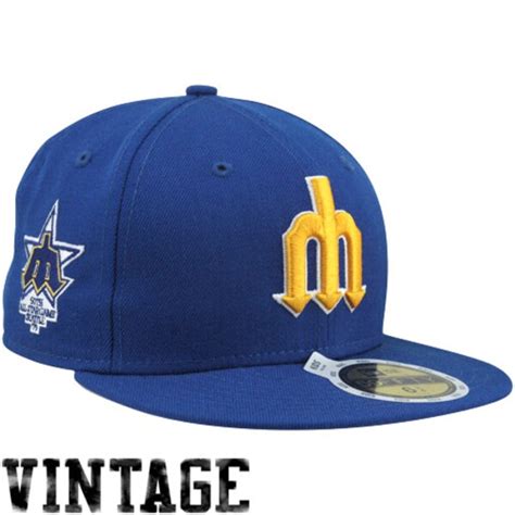 New Era Seattle Mariners 1979 Cooperstown All Star Patch 59fifty Fitted