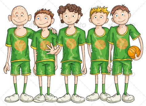 Basketball Team By Mammothis Graphicriver