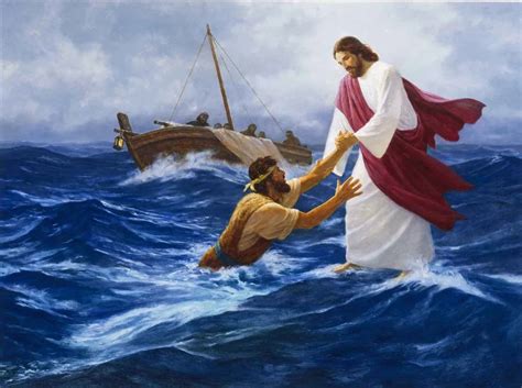 Jesus Walking On Water Wallpaper