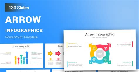 Arrow Infographic Powerpoint Template Templatemonster