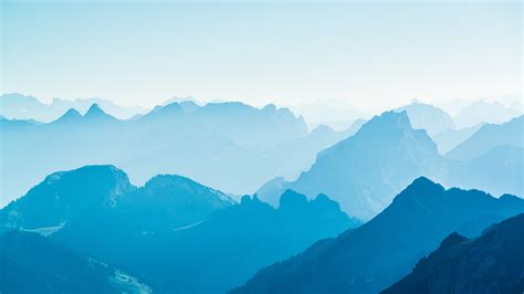Blue Mountain Range Desktop Wallpaper | Mountain wallpaper, Mountain images, Blue mountain