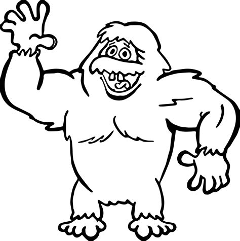 Abominable Snowman Drawing | Free download on ClipArtMag