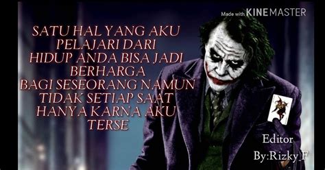25 kata kata joker terlengkap 2019 cocok sama kehidupan. Kata Bijak Joker