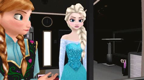 Mmd Frozen Elsa And Anna Youtube
