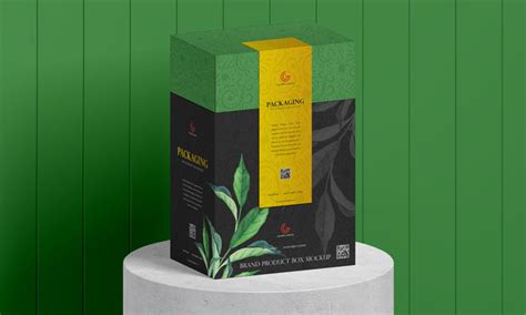 Download Free Organic Food Box Packaging Mockup | Dribbble Graphics
