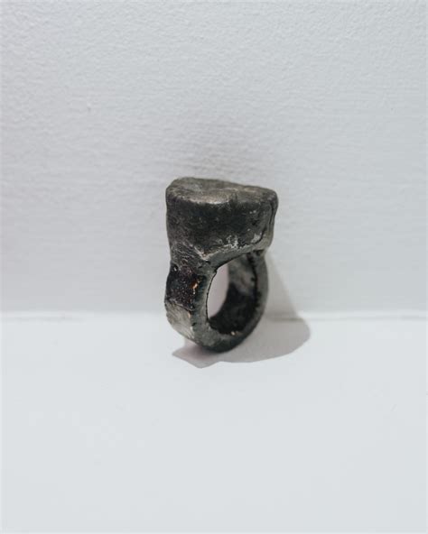 Spiegeleisen Metallic Ring By River Valadez Adorno Design