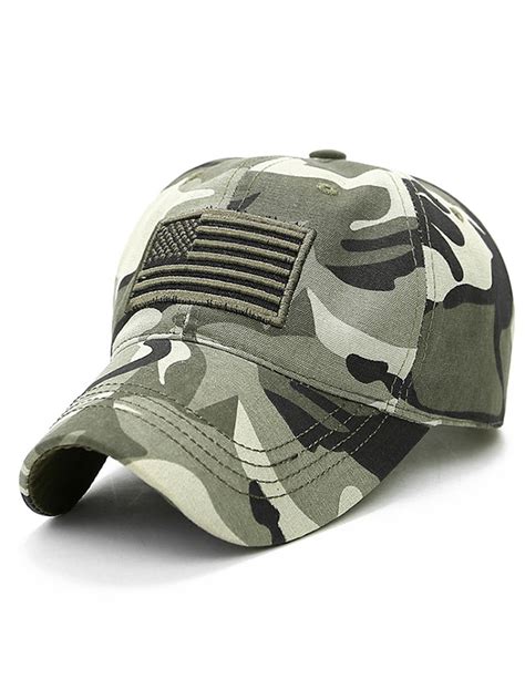 Lallc - Men Baseball Cap Military Army Camo Hat Trucker Snapback Sport ...