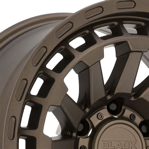 Black Rhino® Raid Wheels Matte Bronze Rims