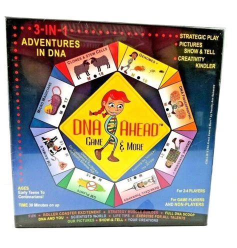Dna Ahead Game And More 3 In 1 Adventures In Dna Board Game Semenow New