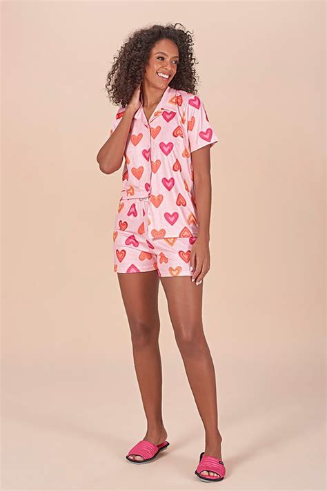 Pijama Americano Love Toque Sleepwear