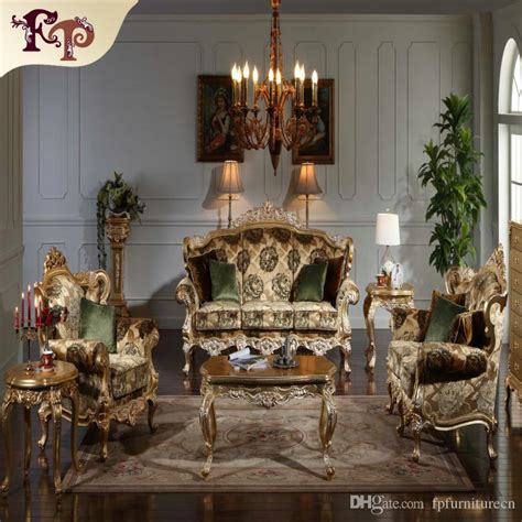 2021 Baroque Classic Living Room Furniture European Classic Sofa Set