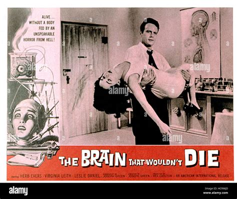 The Brain That Wouldnt Die Virginia Leith Jason Evers 1962 Stock