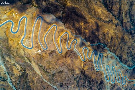 يجب أن تشاهده من الأعلى صور جوية بالسعودية تبين المظهر الحلزوني