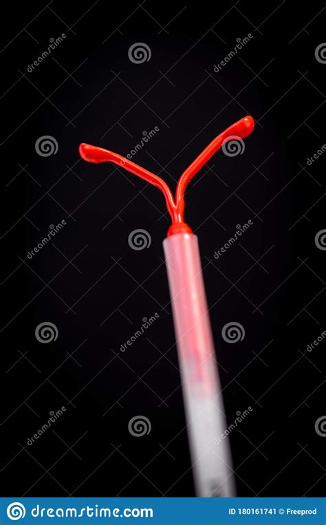 Birth Control Symbol Iud Contraception Sex Education With Responsability Stock Image Image