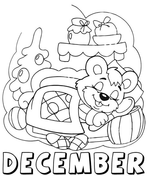 December Coloring Pages Best Coloring Pages For Kids Coloring Pages
