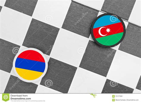 Armenia Vs Azerbaijan Stock Photo Image Of Chessboard 70177562
