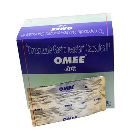 Omee Omeprazole Gastro Resistant Capsules Ip Packaging Size 20 X 20