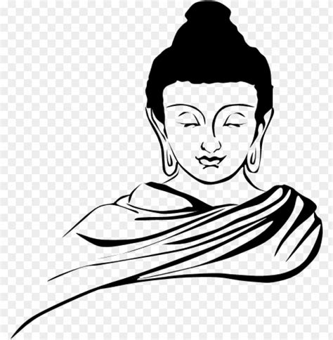 Buddha Clipart Buddha Clipart Black And White Png Image With