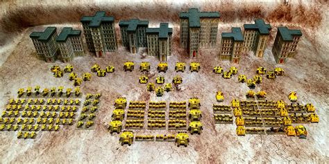 Epic Epic40k Imperial Fists Space Marines Warhammer 40000 Epic