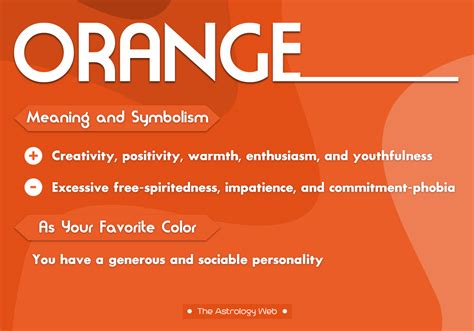 Orange Color Meaning and Symbolism | The Astrology Web