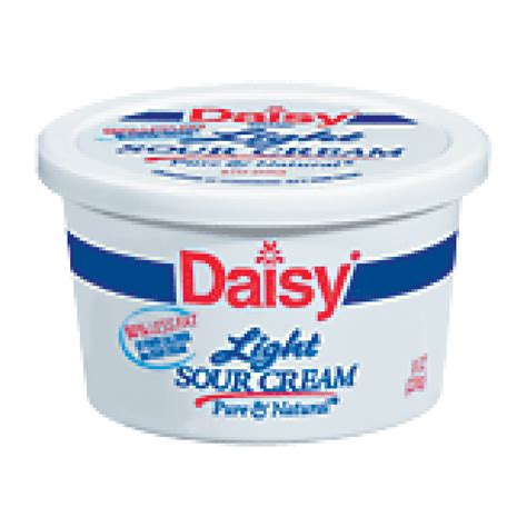 Daisy Sour Cream Light 8oz Sour Cream Dip Dairy Shop By Aisle